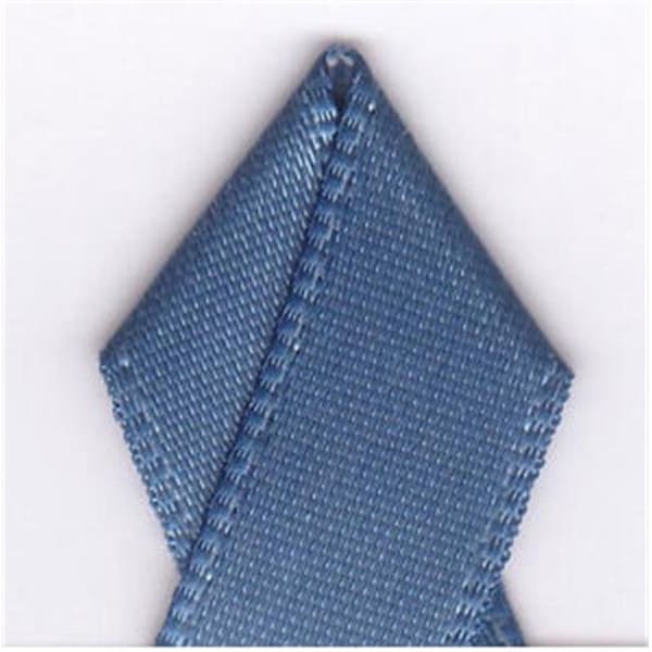 Papilion Papilion R074300090363100Y .38 in. Single-Face Satin Ribbon 100 Yards - Smoke Blue R074300090363100Y - main